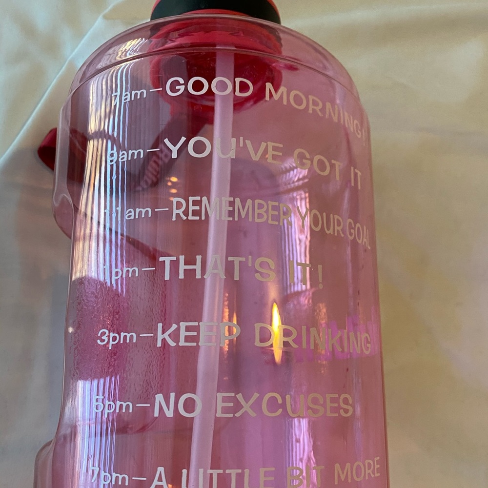 1 gallon water bottle!